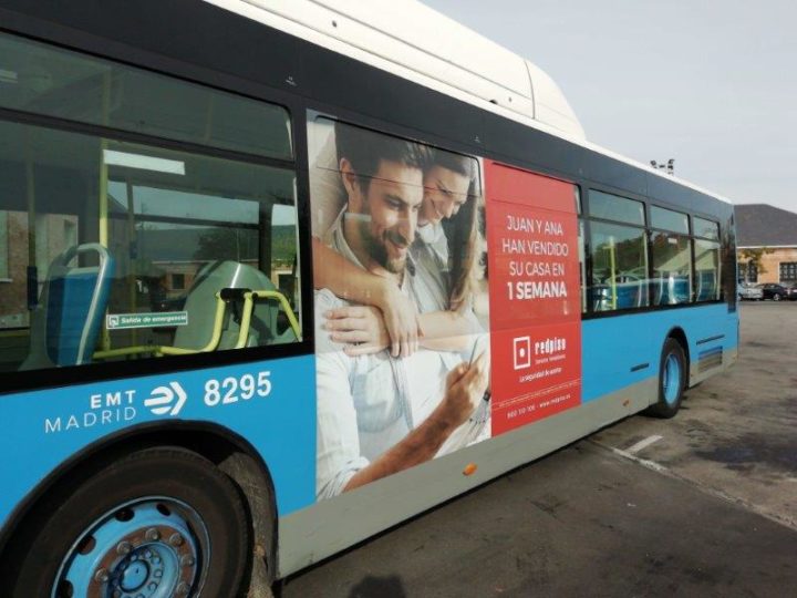 Redpiso, en los autobuses de la EMT