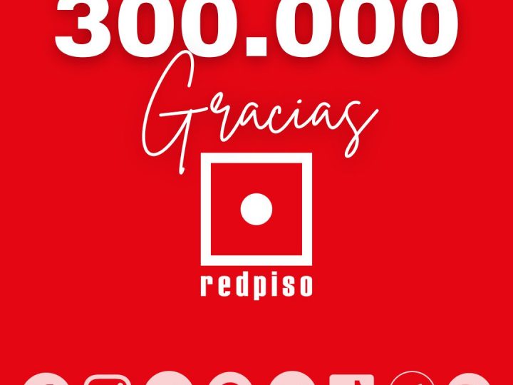 300.000 Seguidores en Redes Sociales, Gracias