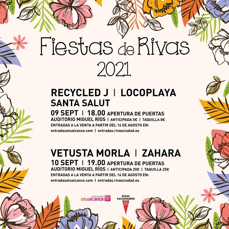 Cartel de Rivas Vaciamadrid Sept 2021
