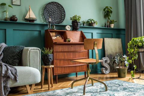 Cómo decorar con muebles antiguos heredados