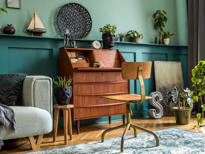 Cómo integrar muebles antiguos en tu hogar y acertar con estilo