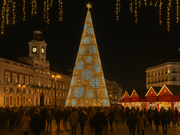 Madrid se llena de magia esta Navidad: luces, mercadillos y espíritu festivo en cada rincón
