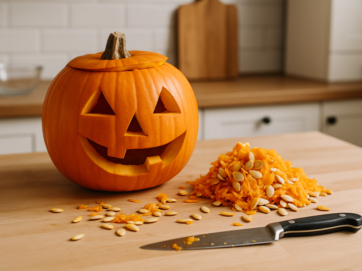 Alternativas para hacer en casa con la calabaza sobrante después de decorar en Halloween