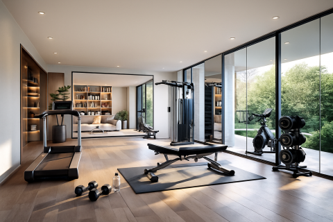 Tener un gimnasio en casa permite realizar pequeñas rutinas diarias que mejoran el cuerpo y despejan la mente