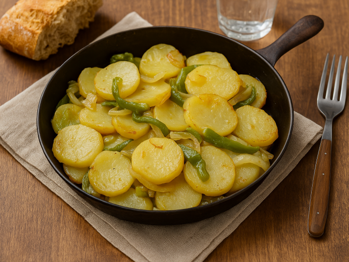 Patatas a lo pobre: receta tradicional, barata y deliciosa con solo 4 ingredientes