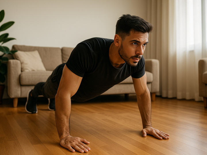 Calistenia en casa: rutina de 7 ejercicios para tonificar todo el cuerpo y reducir grasa abdominal