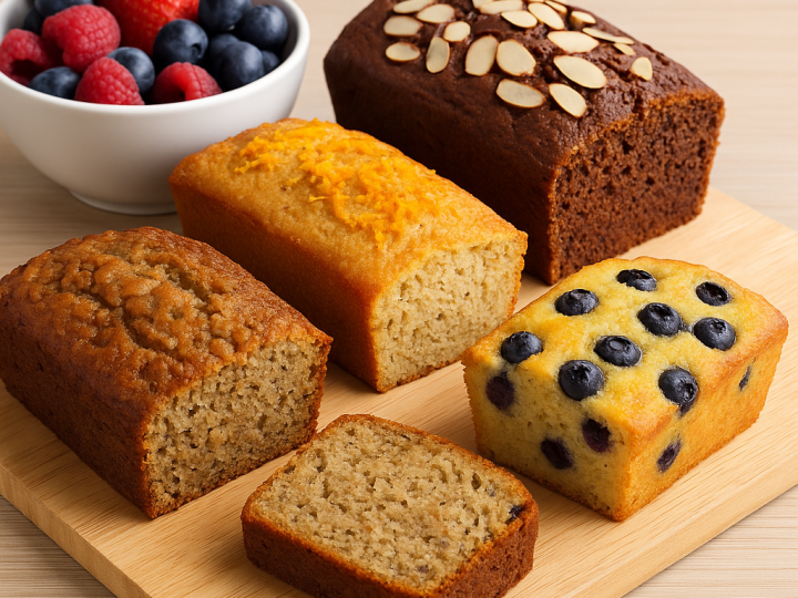 5 bizcochos saludables y fáciles de hacer para desayunar