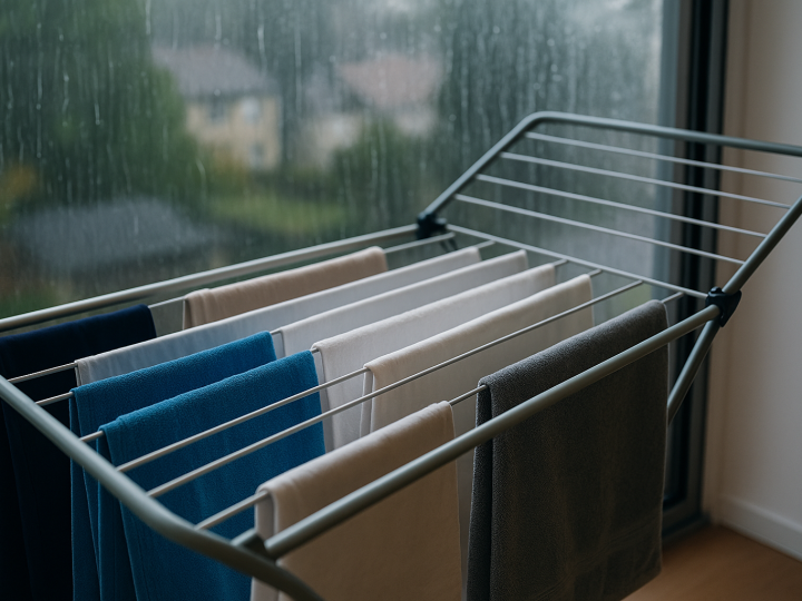 Cómo lograr que la ropa se seque rápido en días de lluvia