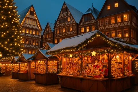 Hasta el 31 de diciembre, Copenhague celebra la Navidad en varios puntos de la ciudad, aunque el mercado del Tivoli es el más emblemático