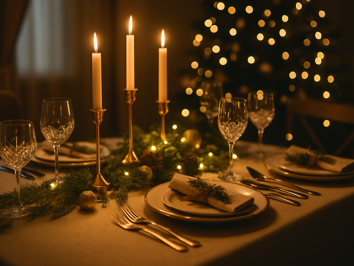 Cinco claves para una mesa elegante en Nochebuena