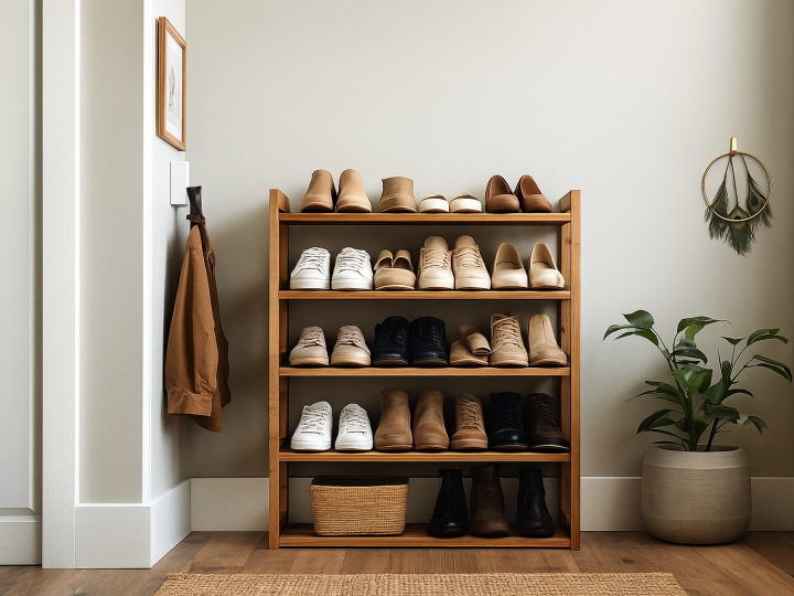 Los mejores trucos para organizar zapatos en espacios reducidos