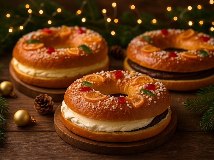Top 3 recetas de roscón de Reyes que puedes preparar en casa este año