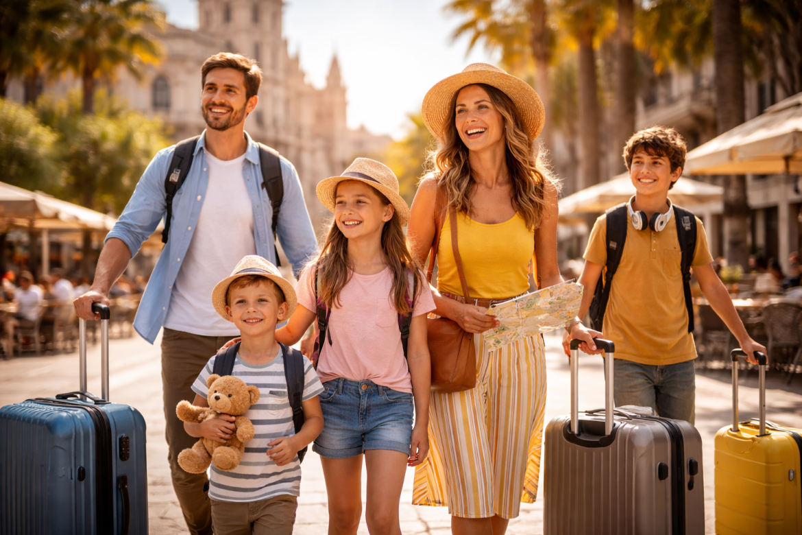 viajar con niños y adolescentes sin perder la calma es posible con planificación, flexibilidad y comunicación. El viaje no debe ser perfecto. De