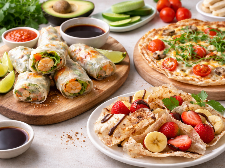 Tres formas originales de usar el papel de arroz: ingrediente viral que triunfa en la cocina