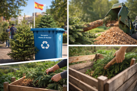 Reciclar árbol de navidad Redpiso News