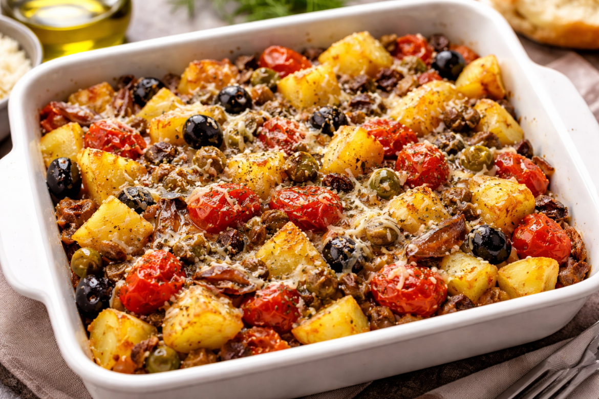 Patatas a la siciliana: la receta italiana que arrasa como guarnición fácil y sabrosa